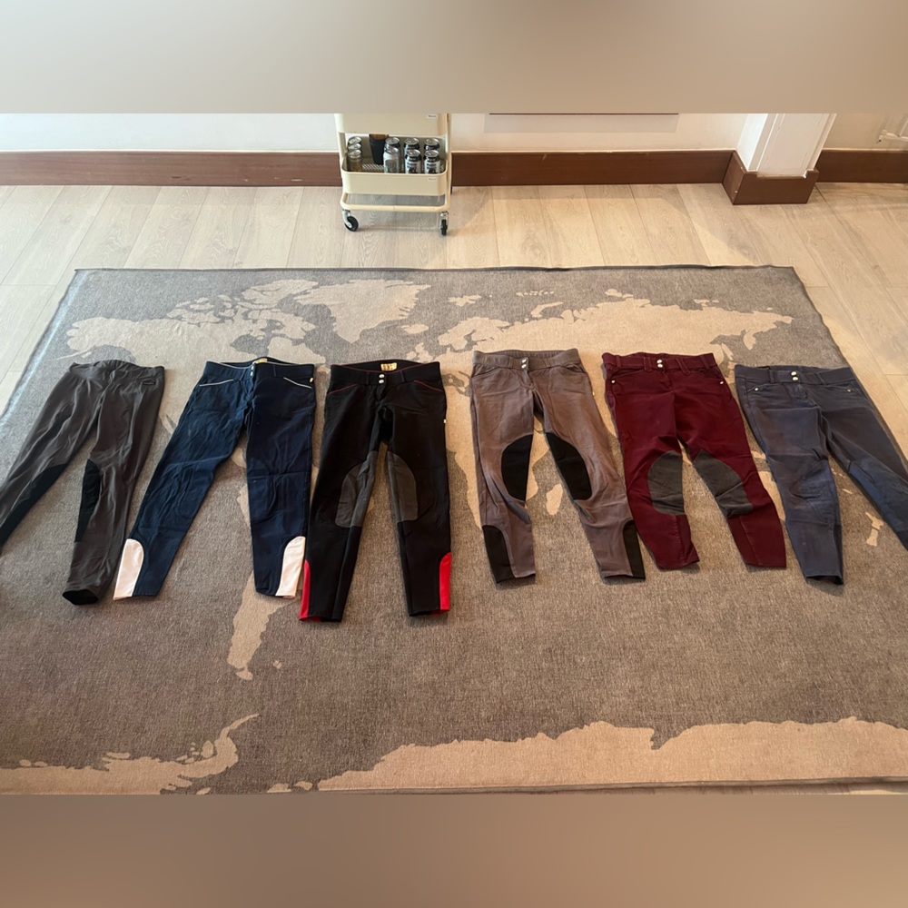 Ariat. Devon-aire. Kerrits Size 26 ladies breeches  used and in good condition.